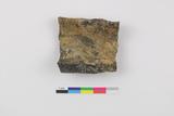 Fragment de contenant. Face externe