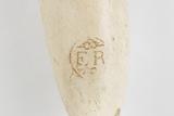 Fourneau de pipe. Détail marque, côté proximal du fourneau
