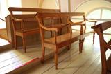 Banc d'église. Vue générale