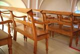 Banc d'église. Vue générale