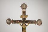 Crucifix d'autel. Vue de détail