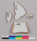 Fragments d'assiette. Côté B