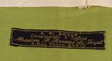 Chasuble. Vue de l'inscription