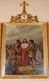 Station de chemin de croix (Jésus est dépouillé de ses vêtements). Vue générale