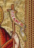 Chasuble. Vue de l'inscription