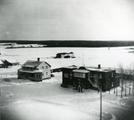 Magasin général, vue aérienne, janvier 1962. P74//pièce 30, collection Léopold Chabot