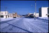 Centre-ville de Chibougamau en hiver 1960, Fonds François Dompierre