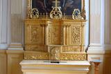 Tabernacle de l'autel latéral droit. Vue générale