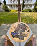 Monument de l'Odyssée acadienne de Saint-Grégoire-de-Bécancour, Vue avant