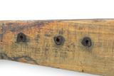 Manche de couteau. Détail des rivets, côté A