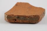 Fragment de coquemar. Détail de la pâte