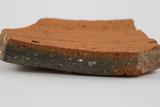 Fragment de coquemar. Détail du prélèvement