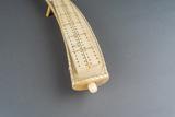 Jeu de cribbage. Vue de détail