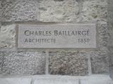 Épigraphe de Charles Baillairgé