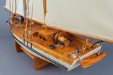 Maquette d’une goélette à voile du Saint-Laurent. Vue de détail