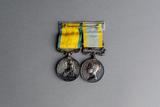 Médailles de la guerre de Crimée. Vue arrière