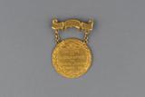 Médaille de la Société de géographie de Québec. Vue avant