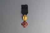 Médaille de l’ordre équestre du Saint-Sépulcre de Jérusalem. Vue avant