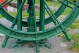 Roue à gouverner auxiliaire. Vue de détail