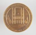 Médaille (Médaille commémorant le centenaire de la seconde église Notre-Dame de Montréal). Vue avers
