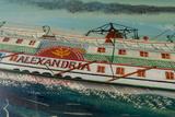 Marine de bateau à aubes (Alexandria). Vue de détail