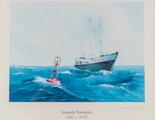 Marine de goélette à moteur (Amanda Transport). Vue avant
