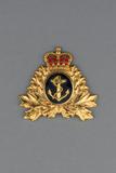 Insigne de la Marine royale canadienne. Vue avant