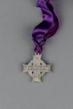 Médaille honorifique. Vue arrière