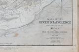 Carte marine (Plans of the River St. Lawrence below Quebec). Vue de détail