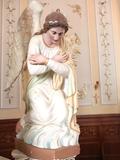 Statue religieuse (Ange adorateur). Vue générale