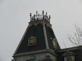 Eastern Townships Bank. Vue de détail de la toiture.