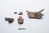 Fragments de vase. Faces internes, vue en angle