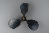 Modèle pour moule à hélice à trois pales. Vue dessus