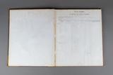 Registre de paie de l’équipage du vapeur Napoléon III. Vue intérieure, page titre
