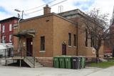 Bibliothèque de Lennoxville. Vue d'angle arrière