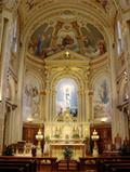 Décor peint de la chapelle Notre-Dame-de-Lourdes