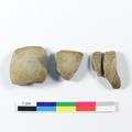 Fragments de fourneau de pipe. Faces externes