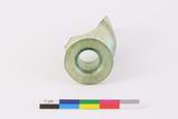 Fragment de flacon pharmaceutique. Dessus