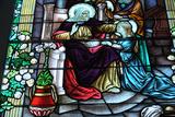 Vitrail (L'Éducation de la Vierge)