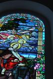 Vitrail (Jeanne d'Arc écoutant ses voix)
