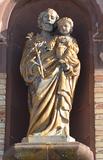 Statue religieuse (Saint Joseph et l'Enfant Jésus)