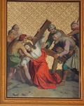 Peinture (Simon de Cyrène aide Jésus à porter sa croix)