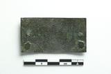 Plaque d'identification. Revers