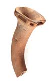 Pipe à couronne. Côté gauche