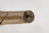 Fourneau de pipe trompette. Détail de la pâte