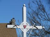 Croix de chemin. Vue de détail