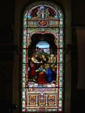 Biens mobiliers à caractère religieux (vitrail au Québec). Vitrail de l'église Saint-Christophe