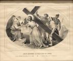 Station de chemin de croix (Jésus imprime sa face sur un linge). Vue de détail