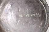 Bouteille à vin d’hémoglobine. Détail de l'inscription sur le cul