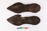 Semelles de chaussures. Vue de dessus